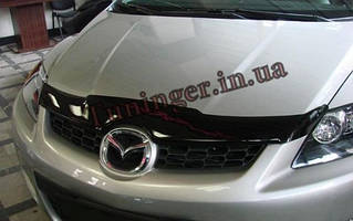 Мухобойка, дефлектор капота Mazda CX-7 2006-2012