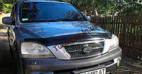 Дефлектор капота (мухобойка) Kia Sorento 2003-2009 (Hic/Тайвань)