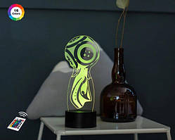 3D світильник нічник з пультом "FIFA" 3DTOYSLAMP