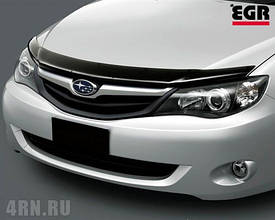 Мухобойка, дефлектор капота Subaru Impreza 2007- (EGR)