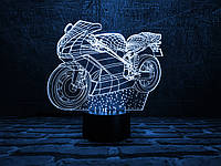 Сменная пластина для 3D светильников "Мотоцикл 2" 3DTOYSLAMP