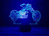 Сменная пластина для 3D светильников "Мотоцикл 3" 3DTOYSLAMP