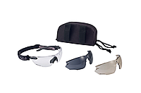 Баллистические очки тактические защитные Bolle Combat Kit Black (COMBKITN) Франция