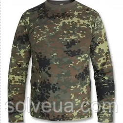 Футболка з довгим рукавом 100% бавовна Mil-Tec Flectarn 11065021.solve