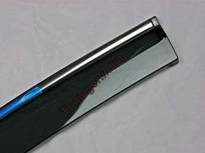 Вітровики з хромом, дефлектори вікон Subaru Outback 2010->