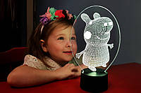 Сменная пластина для 3D светильников "Свинка Пэппа 2" 3DTOYSLAMP