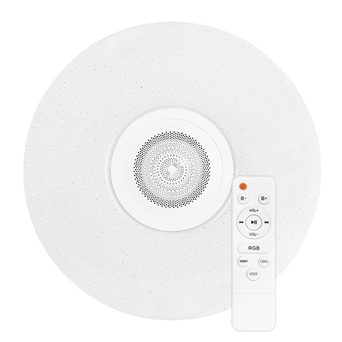 Світильник світлодіодний Biom SMART 50Вт музичний 3000-6000K+ RGB з RF д/у + Bluetooth APP