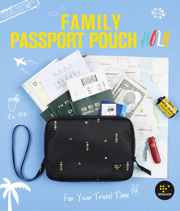 Органайзер для документов Family Passport Pouch Hola - фото 7 - id-p1897632810