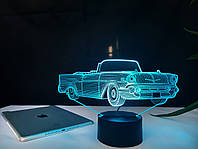 Сменная пластина для 3D светильников "Автомобиль 20" 3DTOYSLAMP