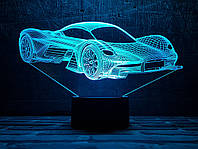 Сменная пластина для 3D светильников "Автомобиль 34" 3DTOYSLAMP