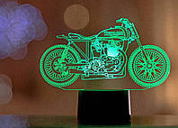 Сменная пластина для 3D светильников "Мотоцикл 10" 3DTOYSLAMP