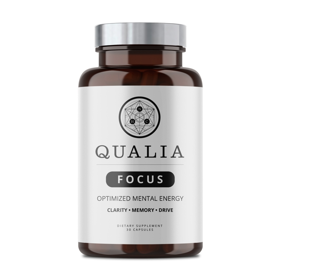 Neurohacker Qualia Focus / Оптимізорована розумова енергія 3 тижні 30 капсул BX497