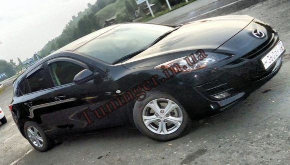 Вітровики, дефлектори вікон Mazda 3 2009-> HB