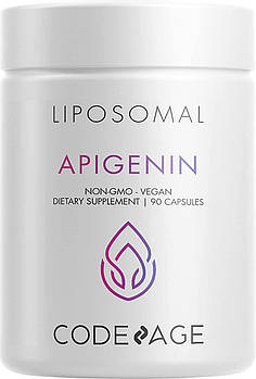 CodeAge Liposomal Apigenin / Апігенін ліпосомальний — антиоксидант, онкопротекція 90 капсул BX543