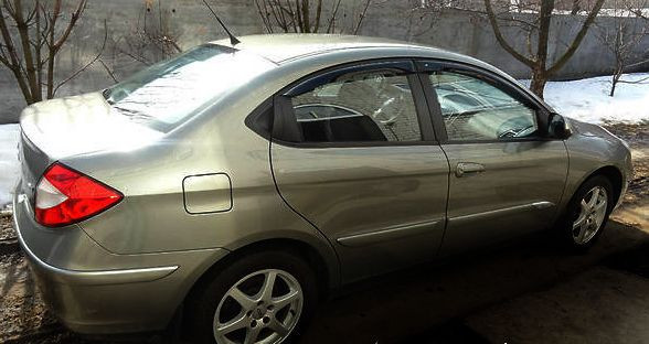 Вітровики, дефлектори вікон Chery M11 (HB,SED) 2008- (Hic)