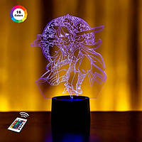 3D світильник нічник з пультом GENSHIN IMPACT "Рейзор" 3DTOYSLAMP
