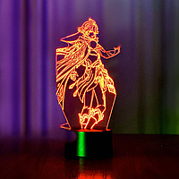 3D светильник ночник с пультом GENSHIN IMPACT "Альта Хайтам" 3DTOYSLAMP