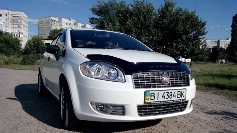 Мухобійка. Дефлектор капота. Fiat Linea 2007>