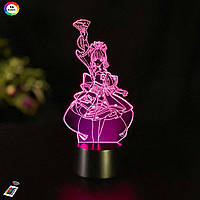 3D светильник ночник с пультом GENSHIN IMPACT "Аяка" 3DTOYSLAMP