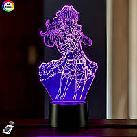 3D светильник ночник с пультом GENSHIN IMPACT "Дилюк" 3DTOYSLAMP