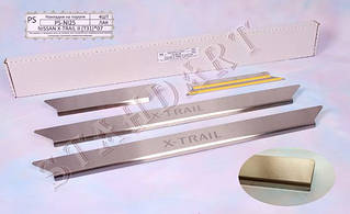 Накладки на пороги Nissan X-TRAILE II T31 2007-2013 (Nata-Niko)