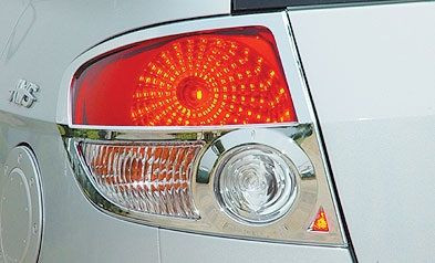 Хром накладки на стопи Hyundai Getz 2002-2011 (Cromax)