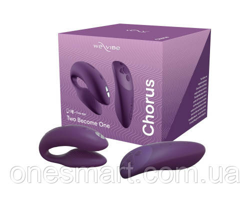 Вібромасажер We-Vibe Chorus для пар беспроводной с управлением через приложение для удовольствия и близости, фото 1