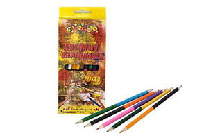 Олівці кольорові Kidis 24 кольори 12шт двосторонні