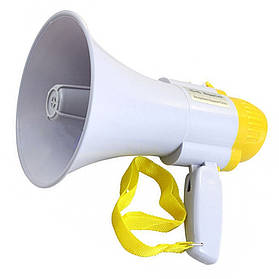 Гучномовець (рупор) Мегафон UKC HW-8C White/Yellow (2930)