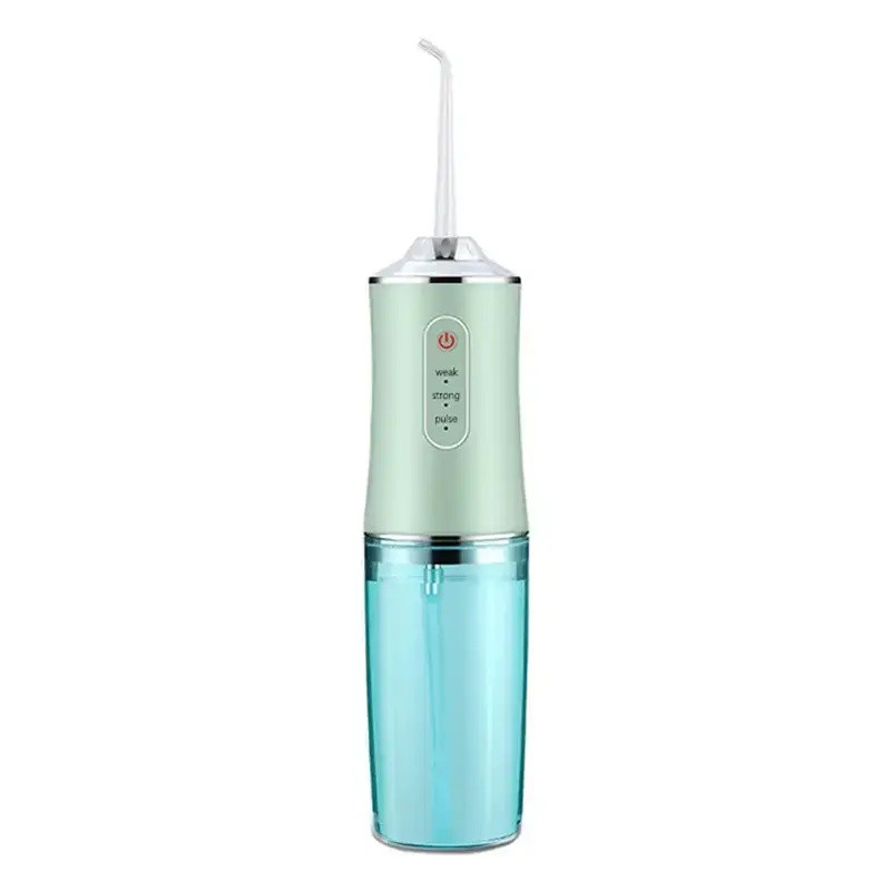 Іригатор портативний Oral Irrigator для чистки зубів 1500mah Зелений S3J2-Green