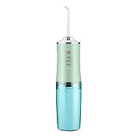 Іригатор портативний Oral Irrigator для чистки зубів 1500mah Зелений S3J2-Green