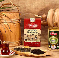 Турецкий органический черный чай Caykur Organik Hemsin 400 г, моночай, рассыпной мелколистовой чай "Gr"