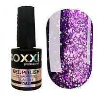 Гель-лак глитерный Oxxi Professional Star Gel 10 мл, № 6 фиолетовый