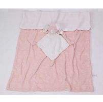 Дитяча Ковдра-плед двостороння + іграшка-обнімашка Ведмедик, CLBL39-p.solve