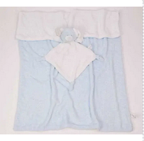 Дитяча Ковдра-плед двостороння + іграшка-обнімашка Ведмедик, CLBL39-B.solve