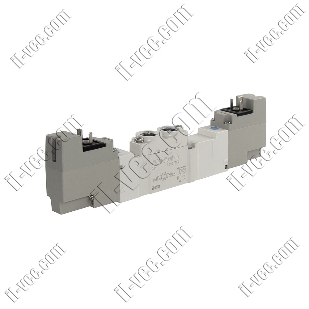 Пневморозподілювач SMC SY5320-5Y0-01F-Q, 5/3, 24VDC