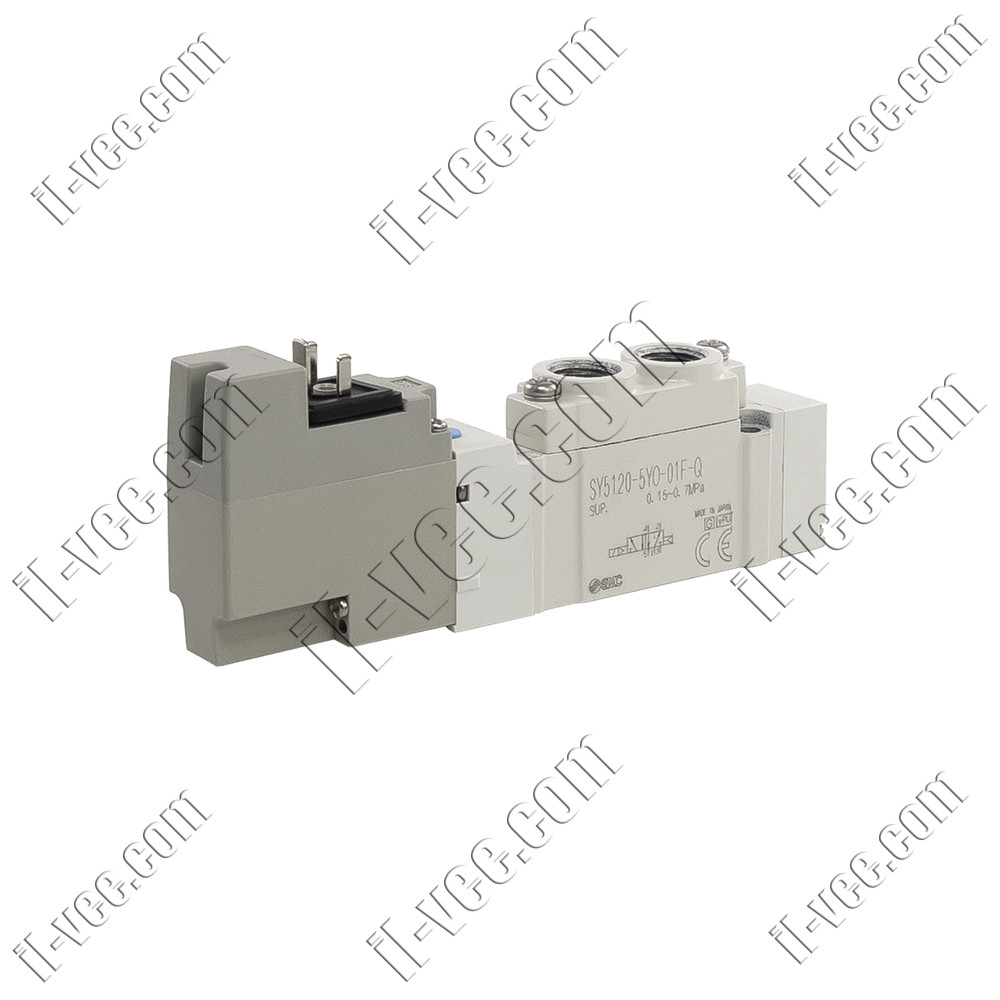 Пневморозподілювач SMC SY5120-5Y0-01F-Q, 5/2, 24VDC