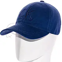 Бейсболка коттоновая закрытая универсальная кепка на стрейч резинке с брендовой вышивкой Calvin Klein