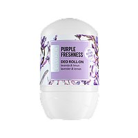 Нежный эффективный Натуральный Roll on дезодорант квасцы Biobaza Purple Freshness 50 гр без алюминия "Gr"