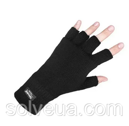 Рукавички без пальців Mil-tec Thinsulate black 12540002.solve