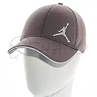 Бейсболка закрытая универсальная на стрейч - резинке кепка кукуруза с брендовой вышивкой Jordan BSH18029 Серый