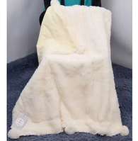 Покривало з помпонами дитяче CLBL04.solve