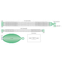 Контур дихальний 2М, COMPACT II відрізок шлангу 1,5 М, резервний мішок 3Л