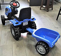 Трактор із причепом на педалях для дітей від 2 років Виробництво Туреччина Максимальне навантаження до 50 кг