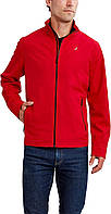 Large Red Мужская легкая ветровка Nautica Stretch Athletic Outdoor Full Zip Bomber Jacket Golf Jacket
