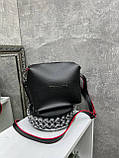 АКЦІЯ. Темний беж —  комплект сумка + клатч — на блискавці, зі знімним ременем у комплекті (2010), фото 10