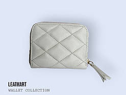 Жіночий шкіряний гаманець "Perla" білий
