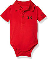 6-9 Months Red Бодиполо с логотипом Under Armour babyboys