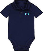 0-3 Months Midnight Navy - Core Бодиполо с логотипом Under Armour babyboys