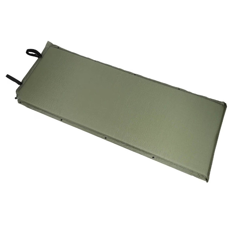 Самонадувний спальний килимок каремат MFH Thermal Pad 180 x 70 x 3 см Olive 31775B, фото 1